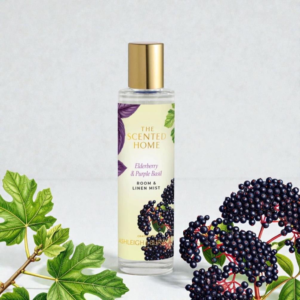 Ashleigh & Burwood Elderberry & Purple Basil Room Mist Spray Extra Image 1
